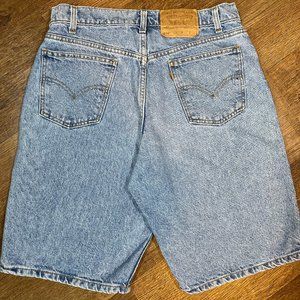 Vintage 90s Orange Tab Levi Cutoff Shorts